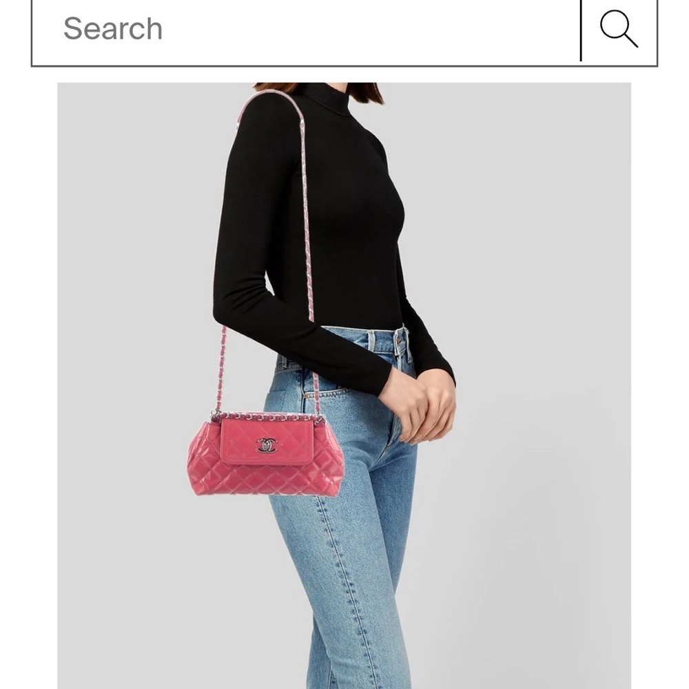 Authentic Pink Chanel Quilted Crossbody